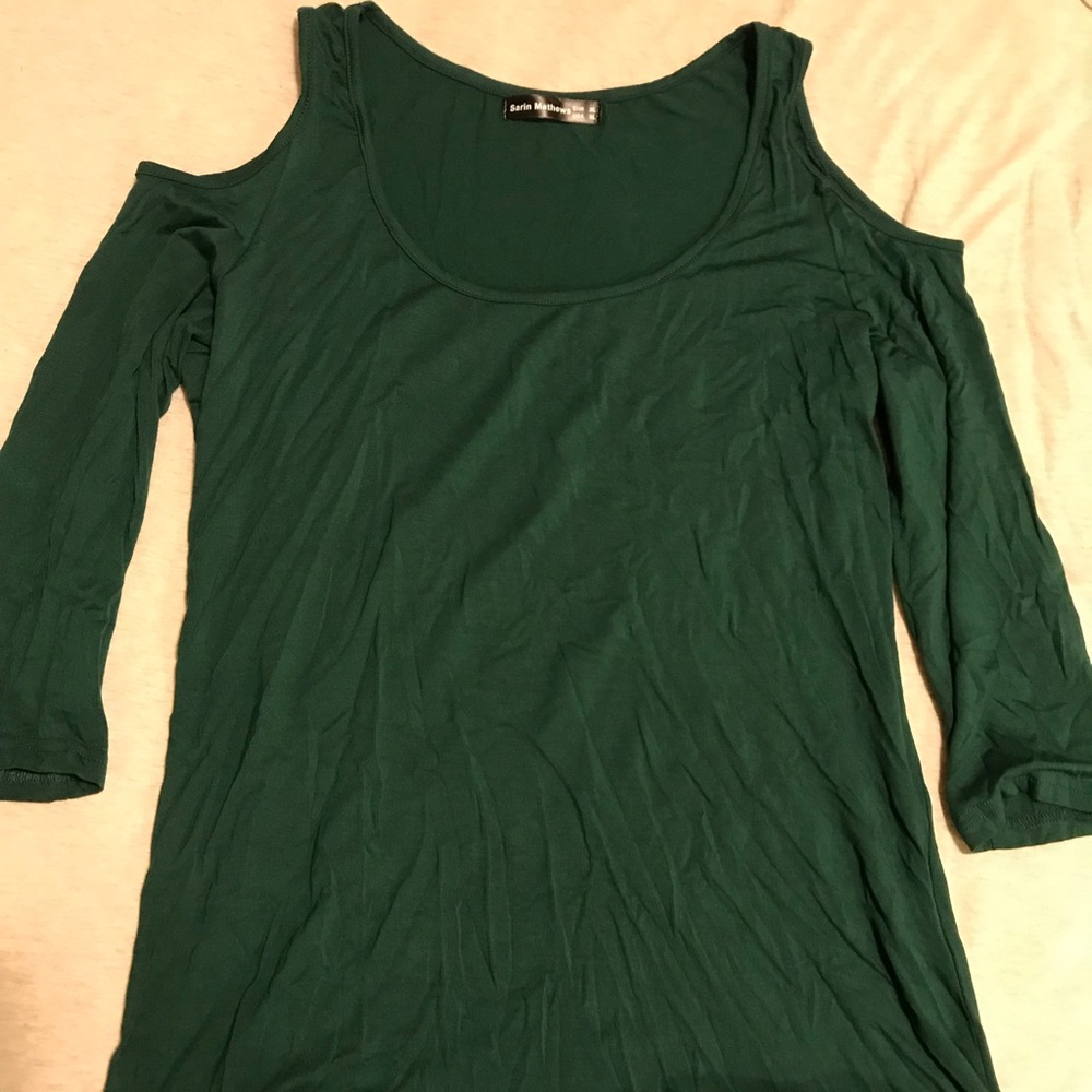 Cold shoulder shirt